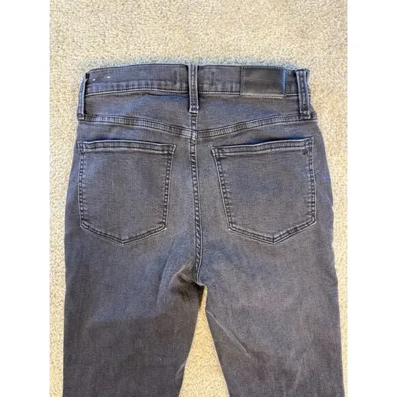 Madewell Jeans Womens Size 27 Black Wash Cali Demi-Boot Jeans Denim E151 - Picture 6 of 16